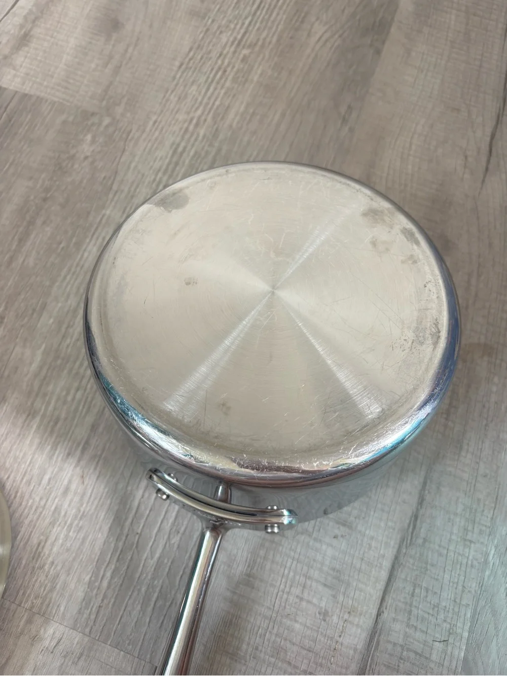 All Clad Stainless Steel Saucepan with Lid